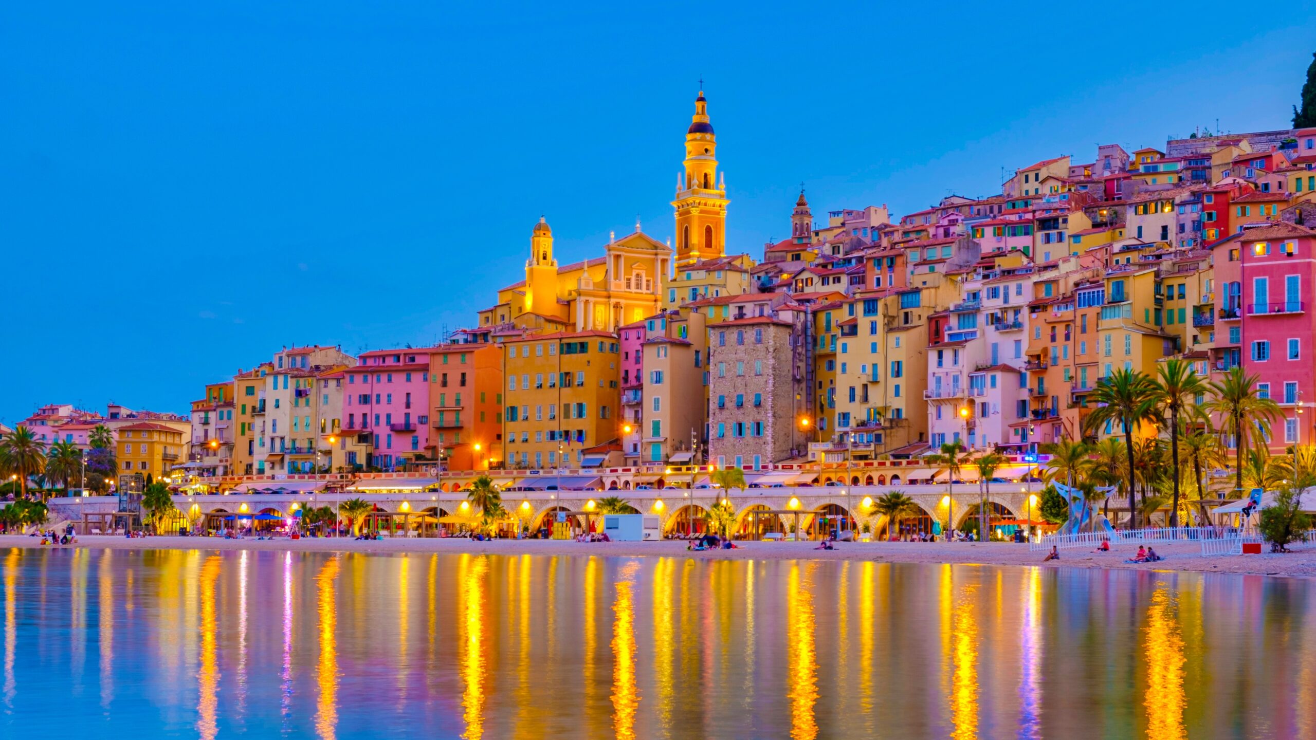 View,On,The,Old,Part,Of,Menton,,Provence-alpes-cote,D'azur,,France