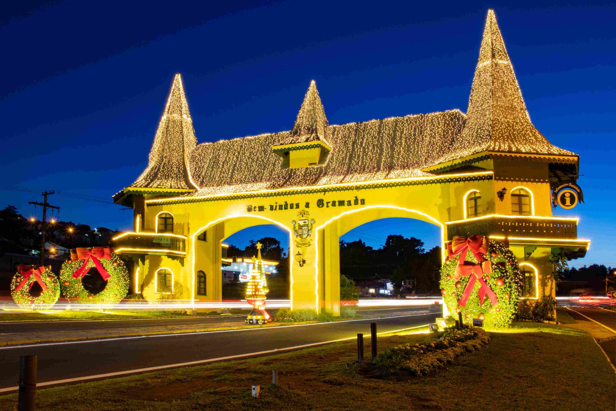 Entrada de Gramado no Natal