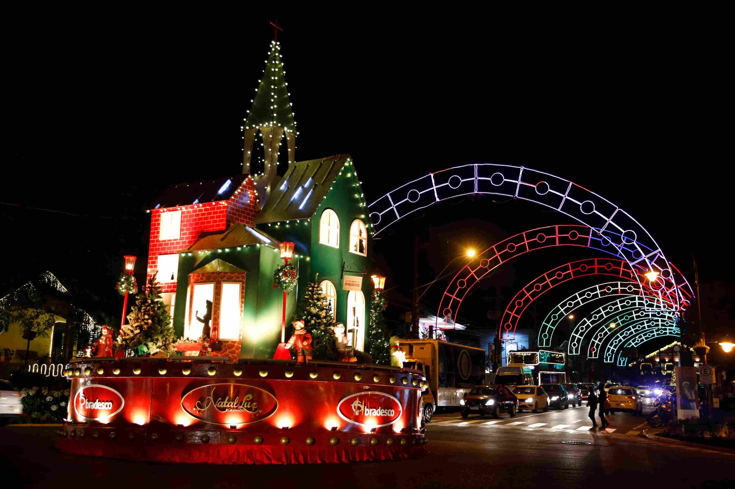 Decoração do Natal Luz de Gramado