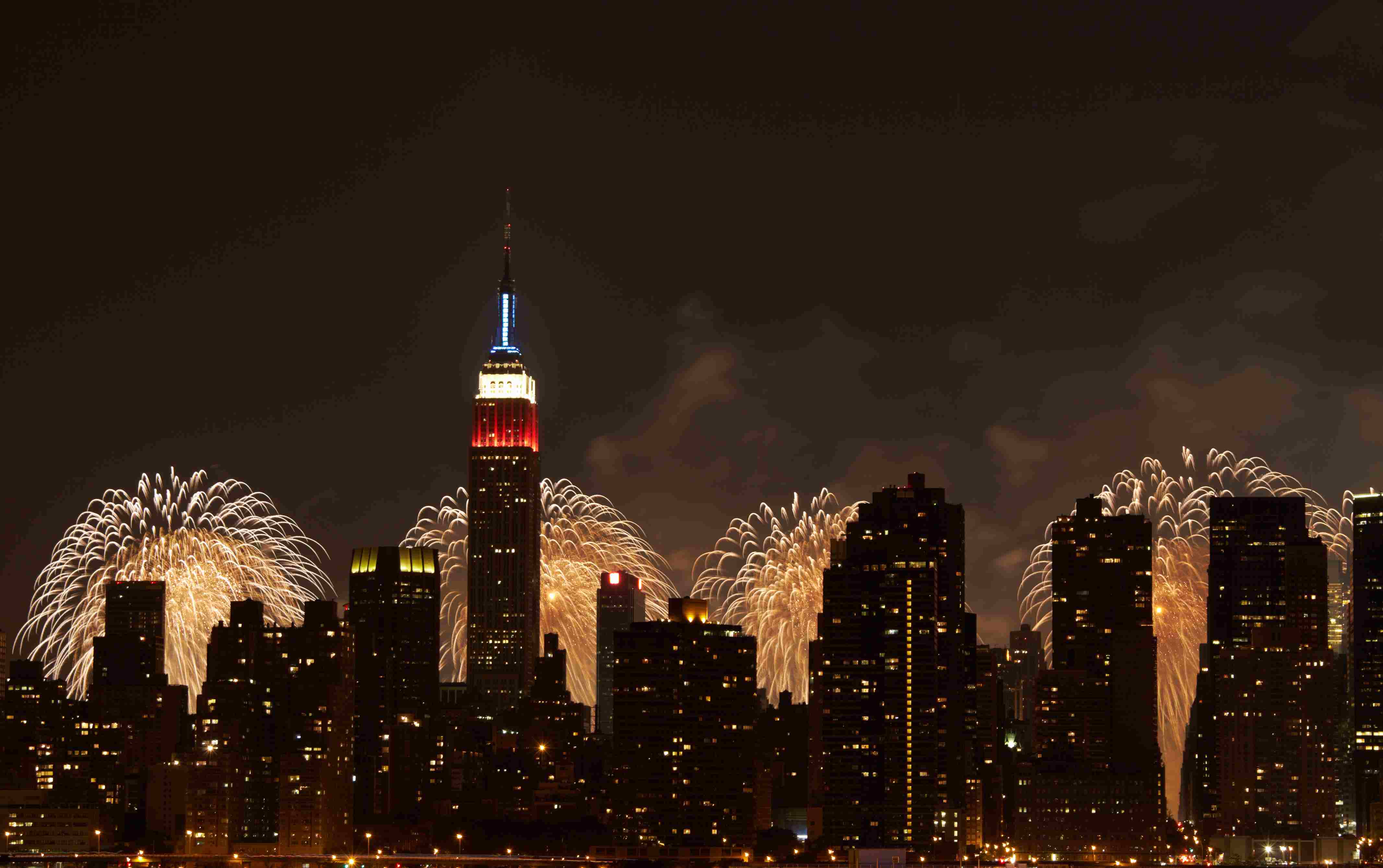 Fogos do Réveillon em Nova York