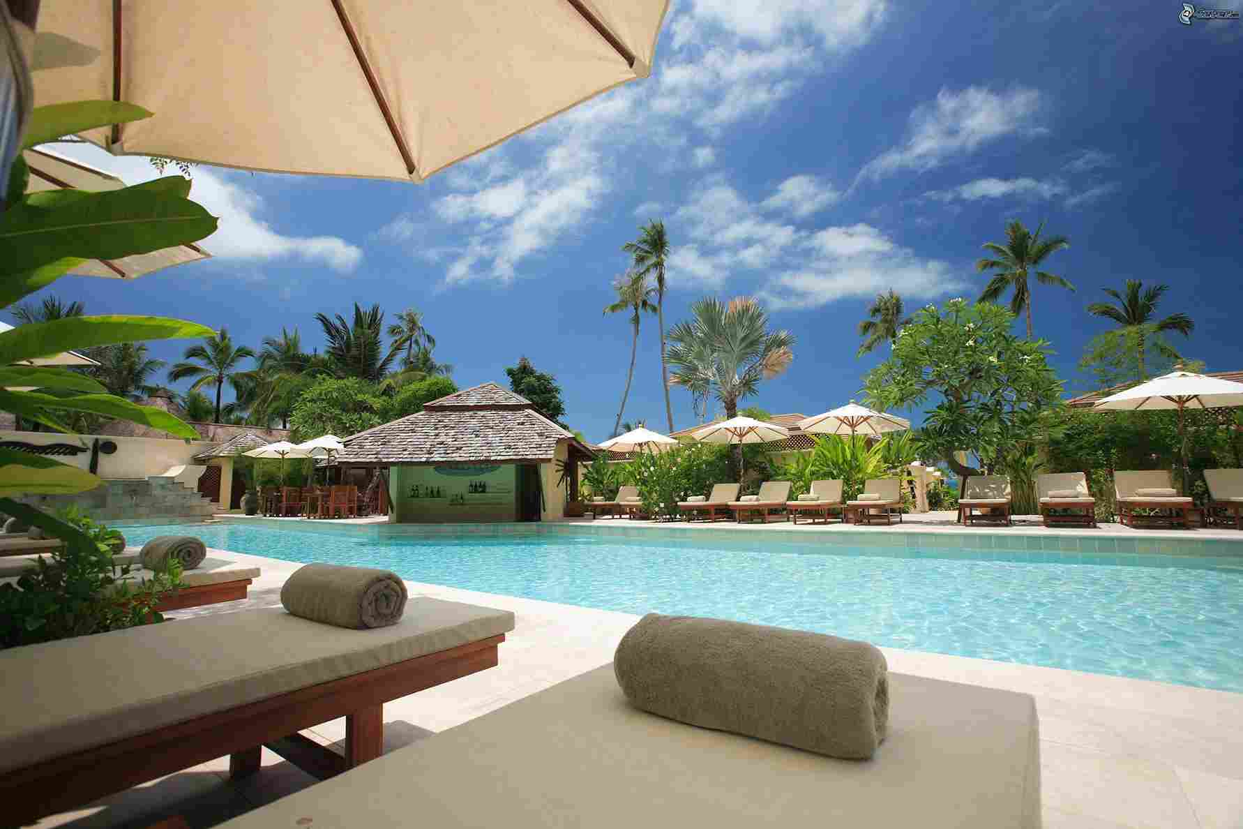 Piscina de resort