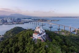 Aerial,View,Of,The,Convento,Da,Penha,,Third,Bridge,,Vitoria